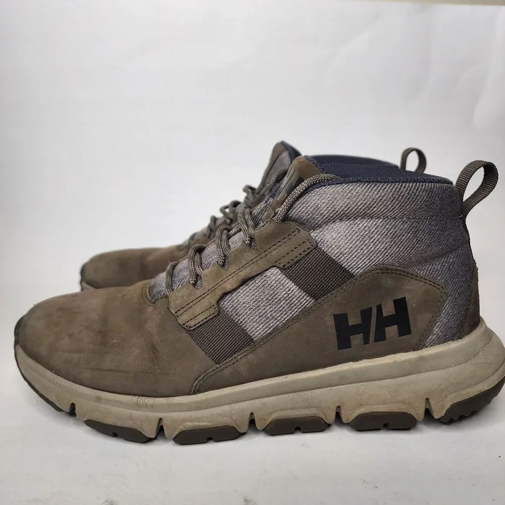 Helly Hansen Jaythen X Hiking Boots Mens 9 Espresso Brown Waterproof Suede